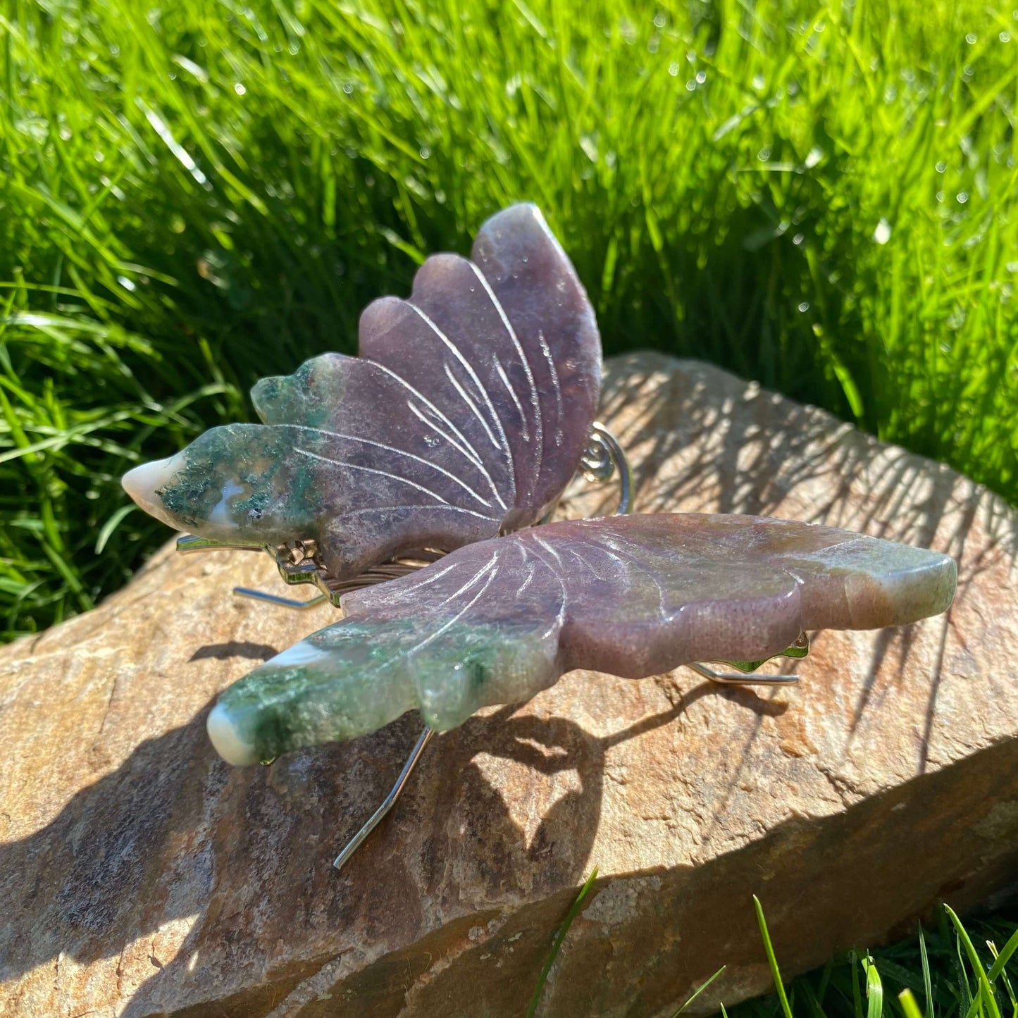 mariposa de jaspe oceano ayuda a relajar y aliviar tensiones tanto emocionales con calmar al cuerpo