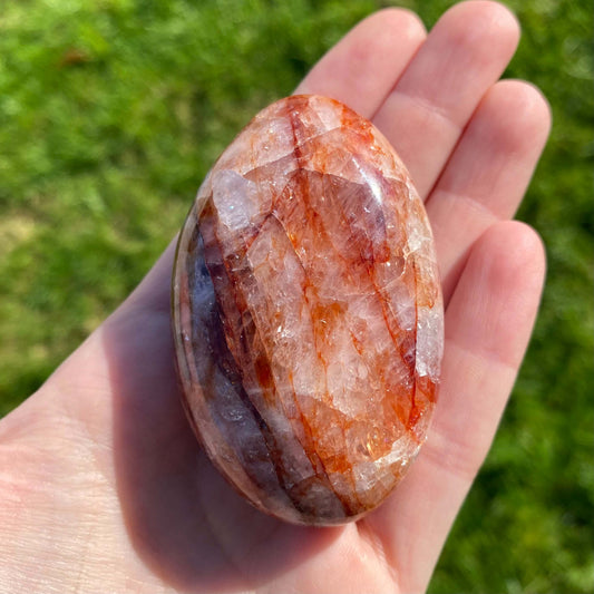 amplia tu energia e intensidad en el estudio con una piedra natural de cuarzo de fuego